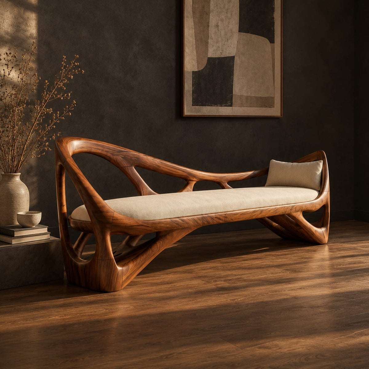 Natural wood grain detail