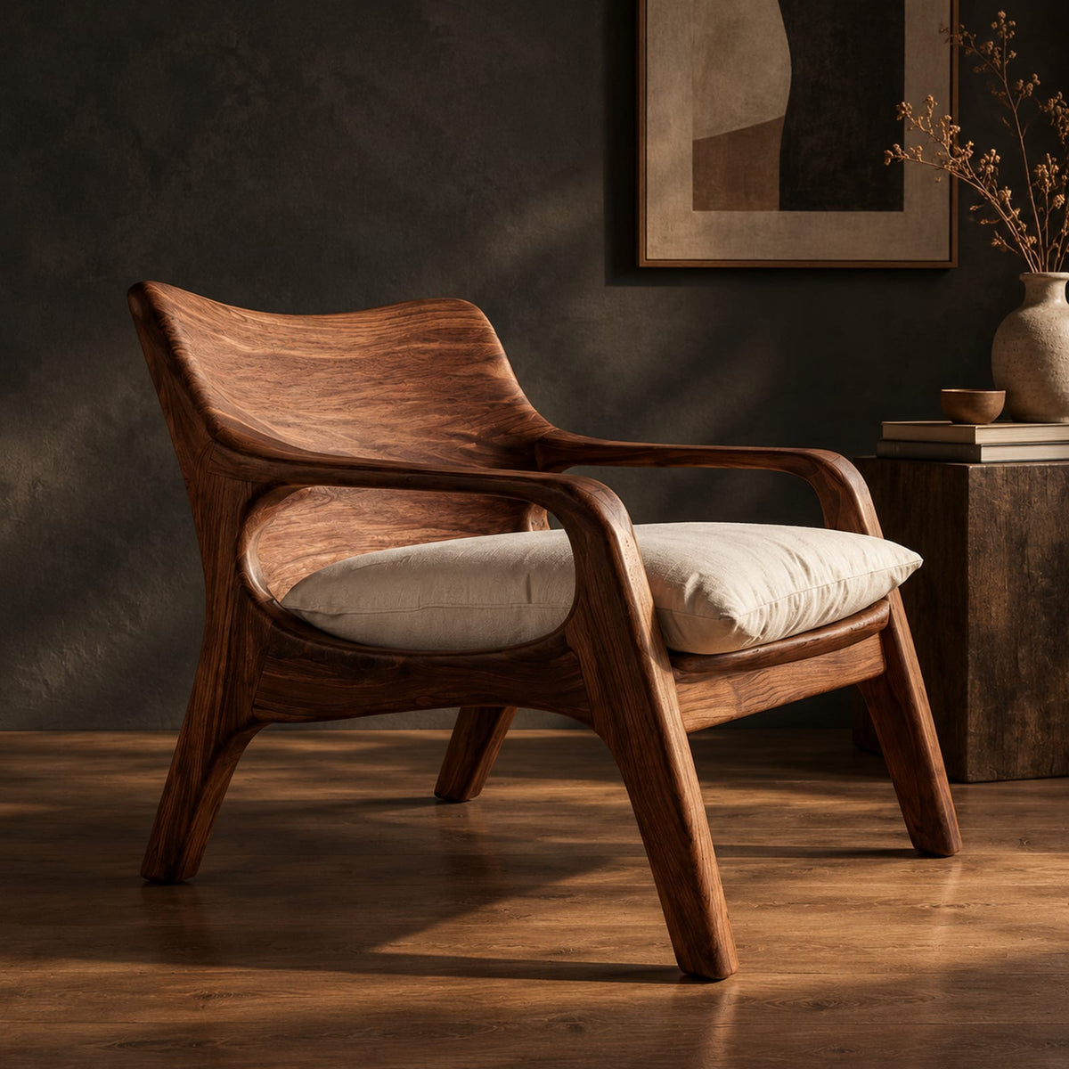 Natural wood grain detail