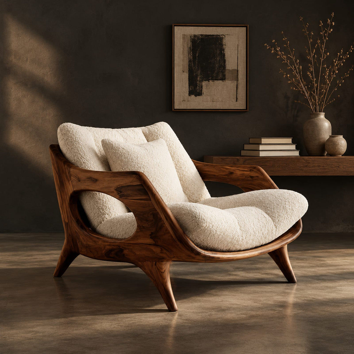 Natural wood grain detail