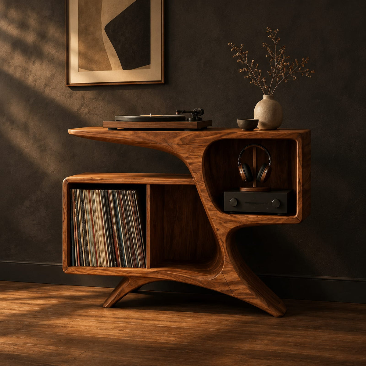 Natural wood grain detail