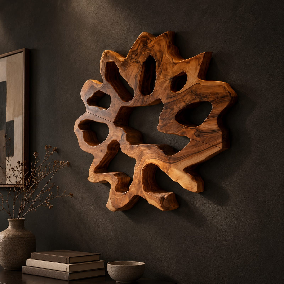 Natural wood grain detail
