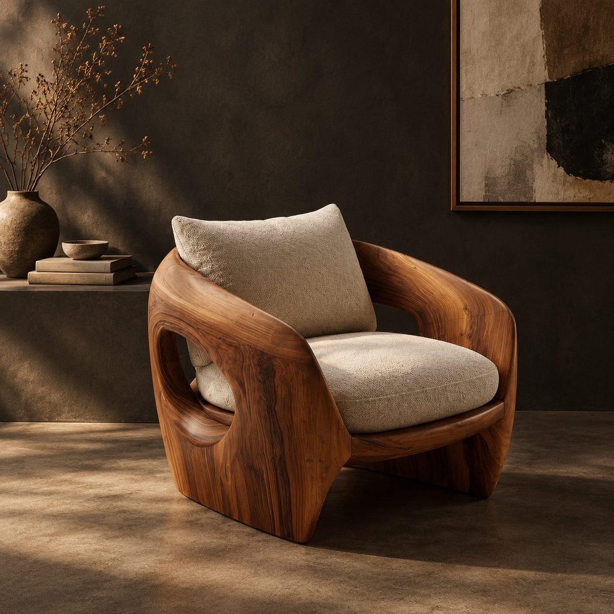 Natural wood grain detail