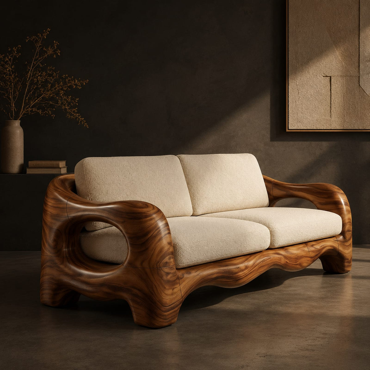 Natural wood grain detail