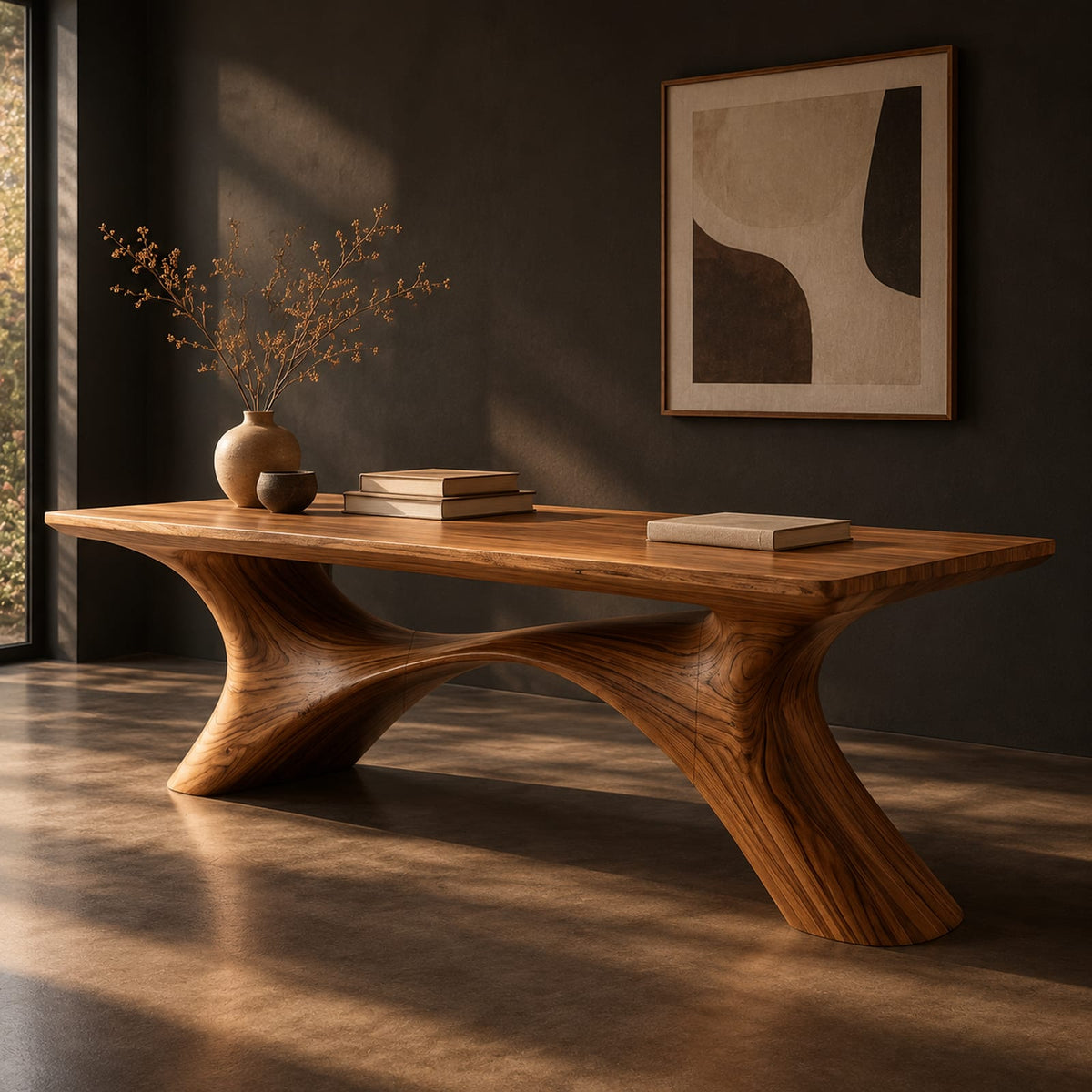 Natural wood grain detail