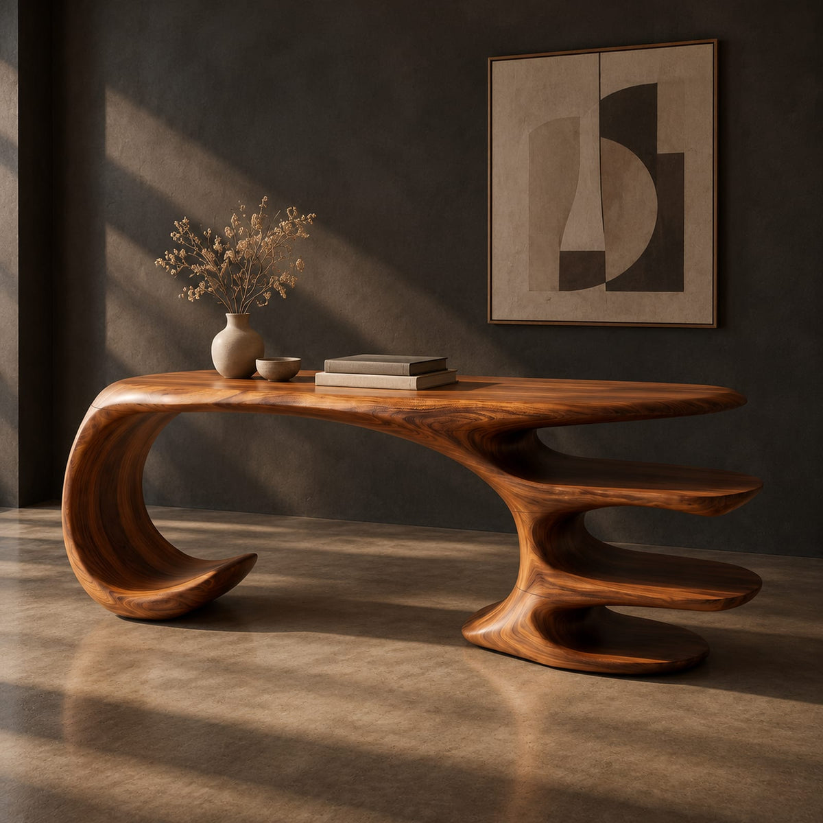 Natural wood grain detail