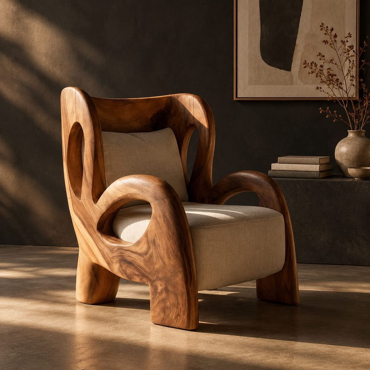 Natural wood grain detail