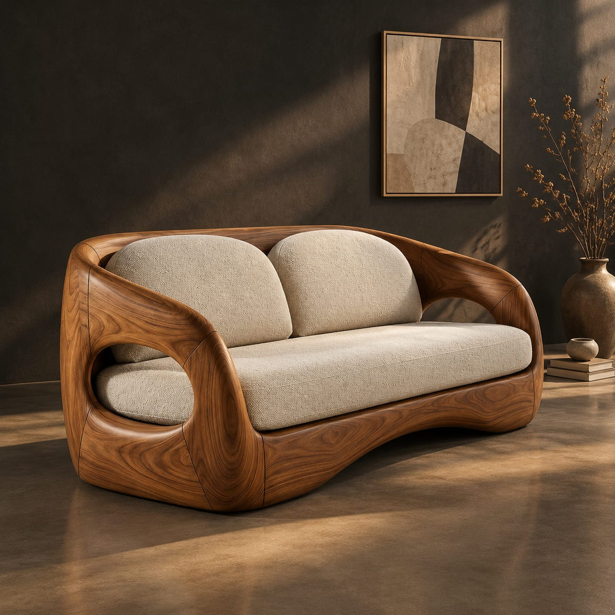 Natural wood grain detail