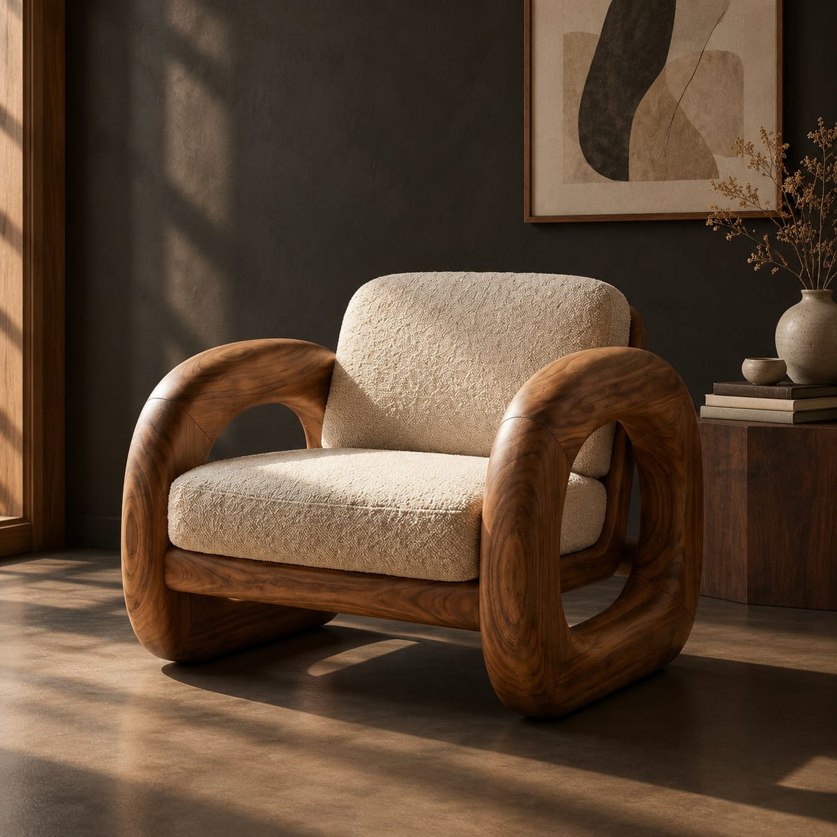 Natural wood grain detail