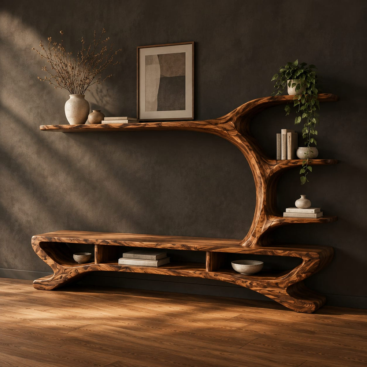 Natural wood grain detail