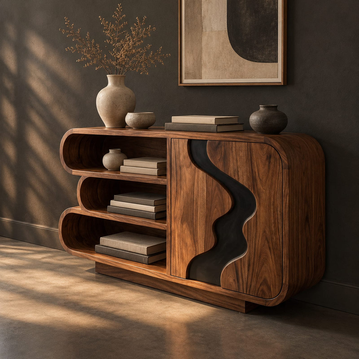Natural wood grain detail
