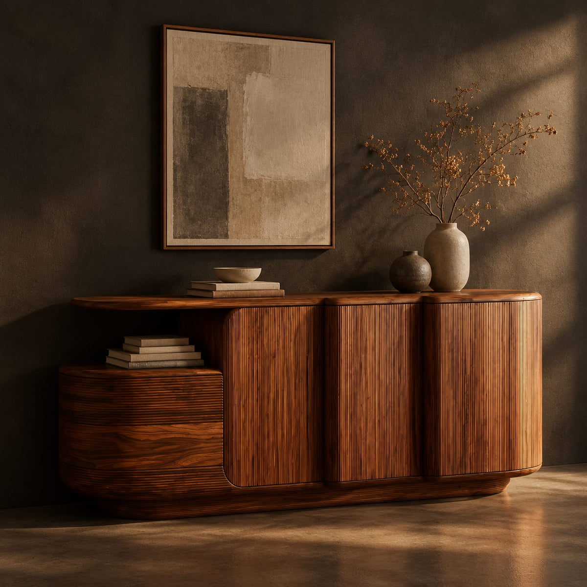 Natural wood grain detail