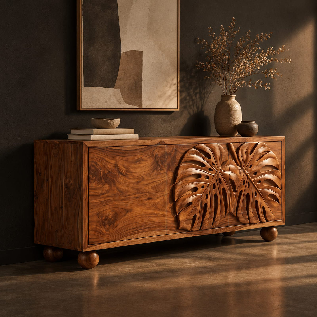 Natural wood grain detail