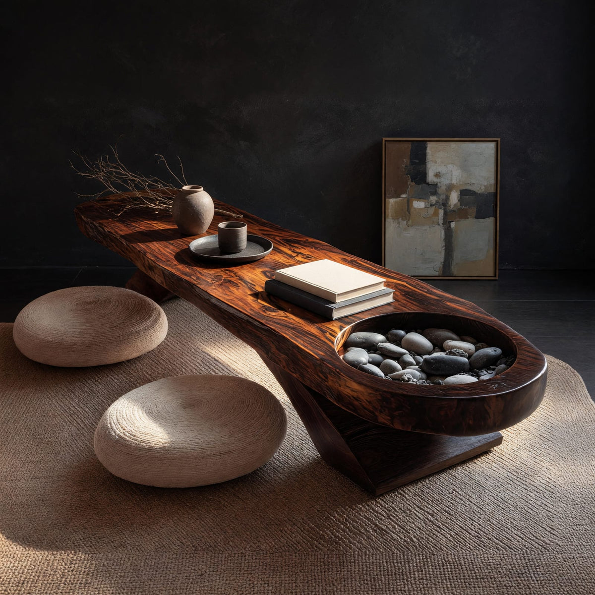Natural wood grain detail