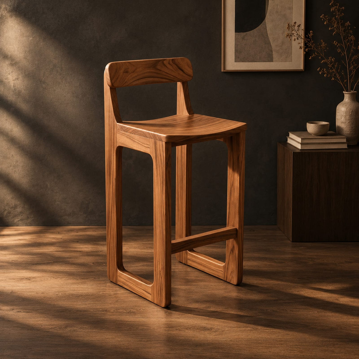 Natural wood grain detail