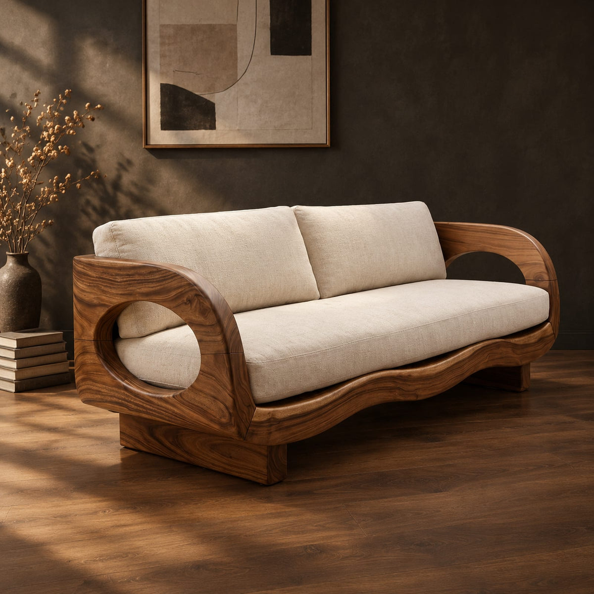 Natural wood grain detail