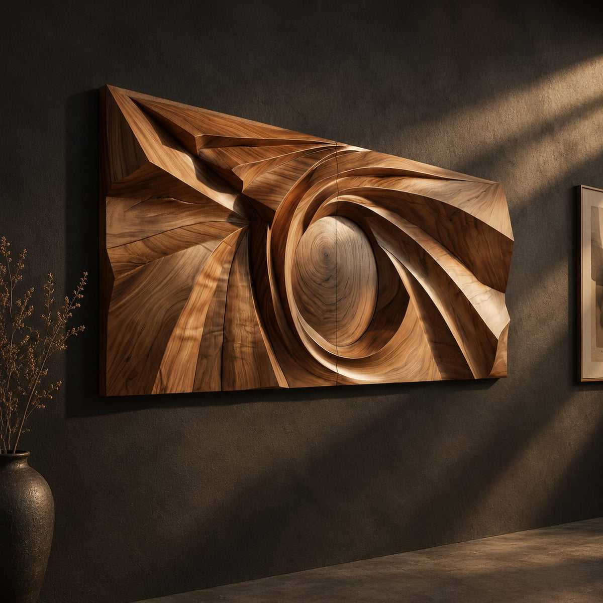 Natural wood grain detail