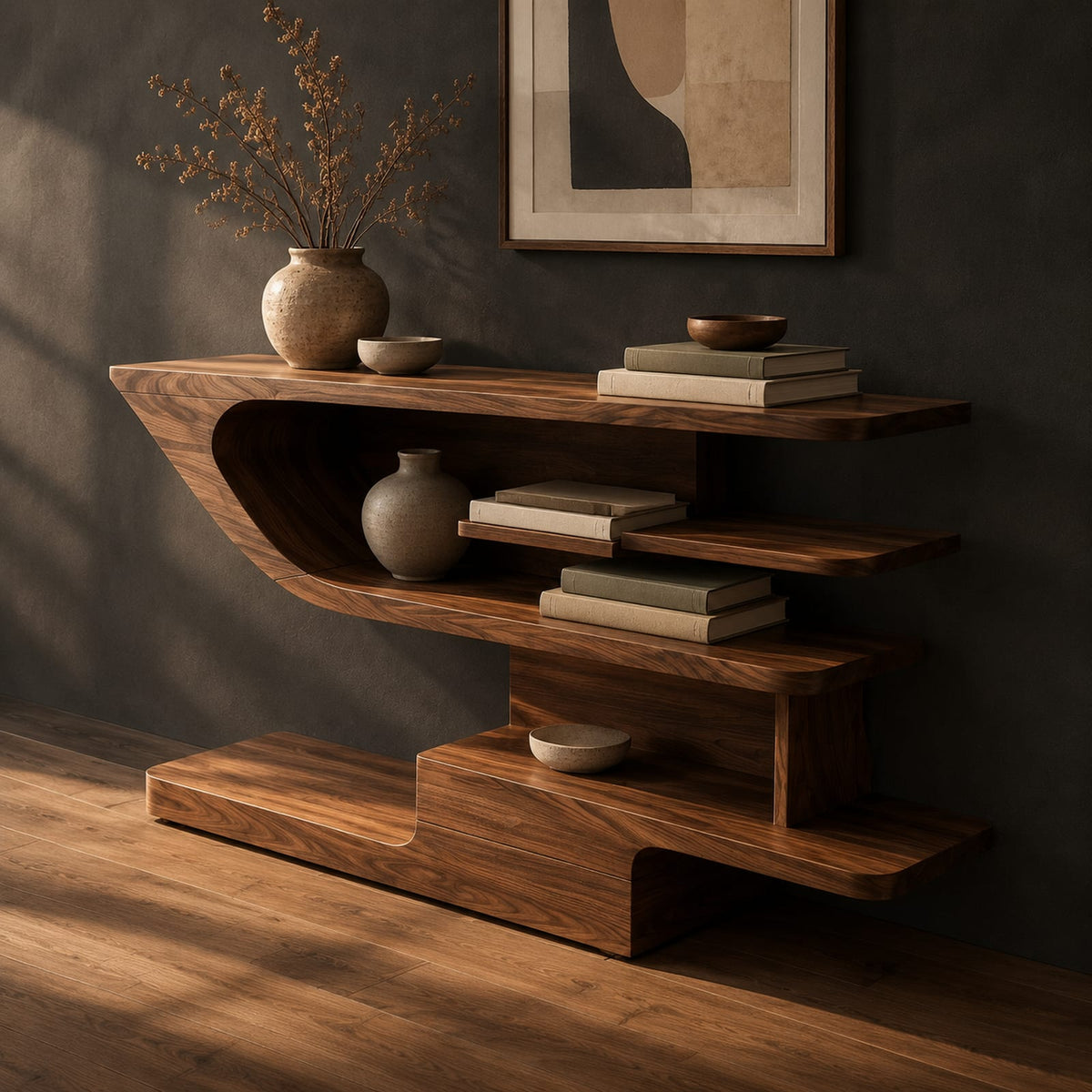 Natural wood grain detail