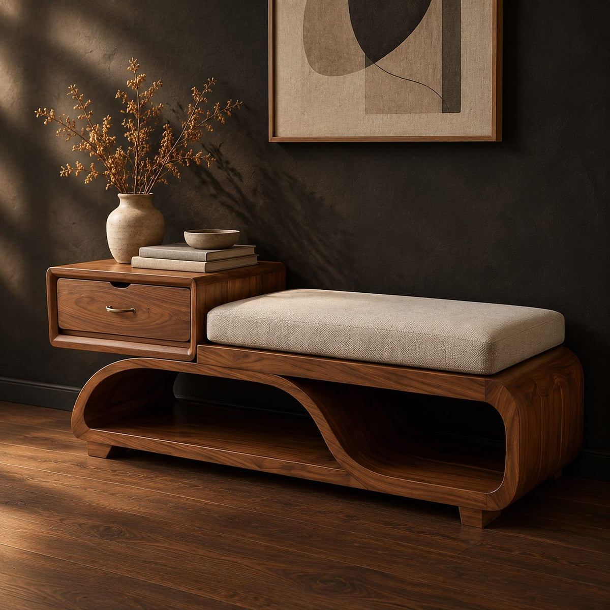 Natural wood grain detail