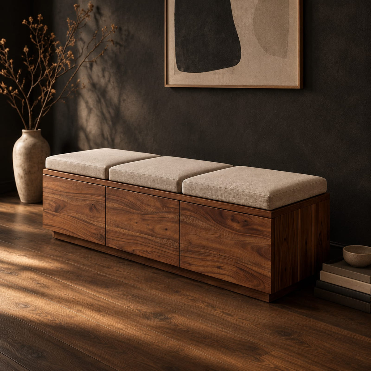 Natural wood grain detail