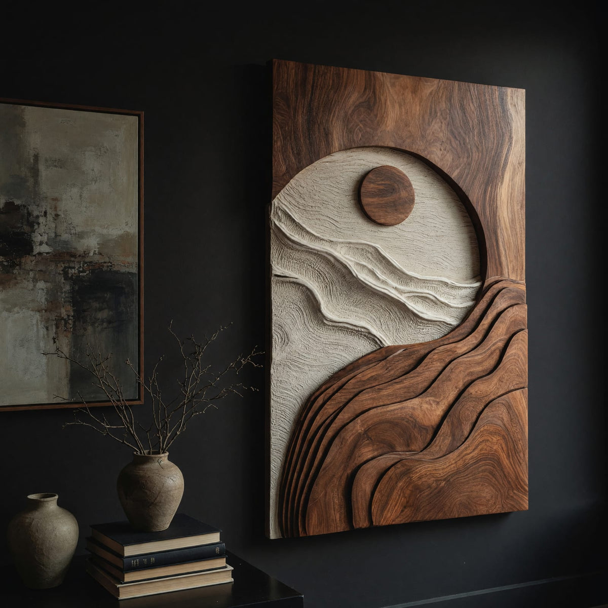 Natural wood grain detail