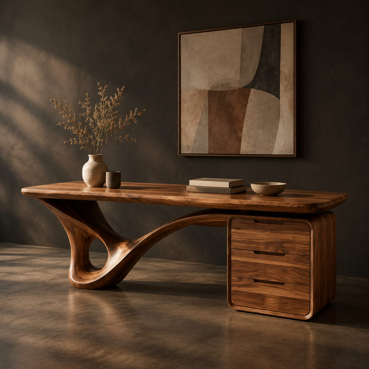 Natural wood grain detail
