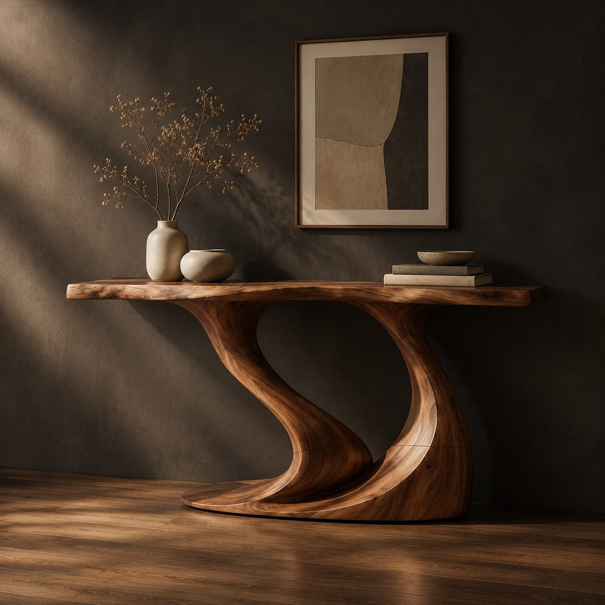 Natural wood grain detail