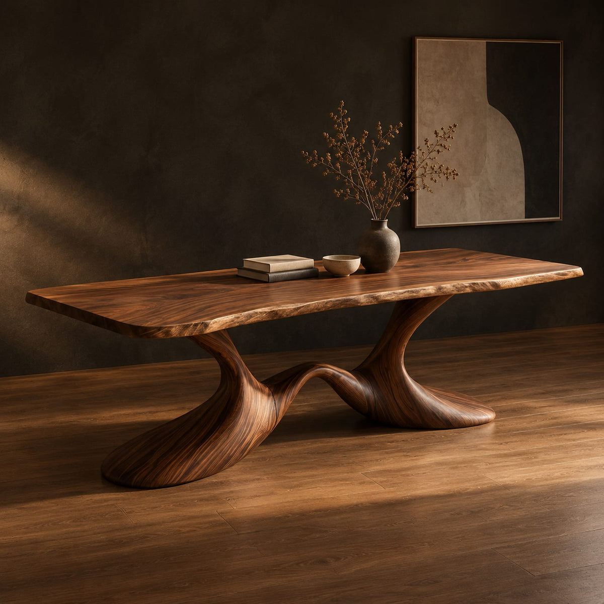 Natural wood grain detail