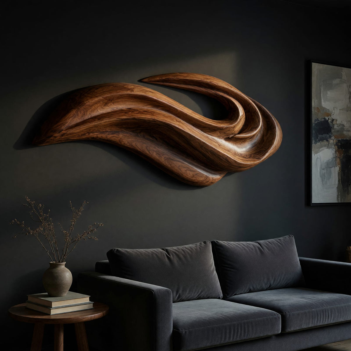 Natural wood grain detail