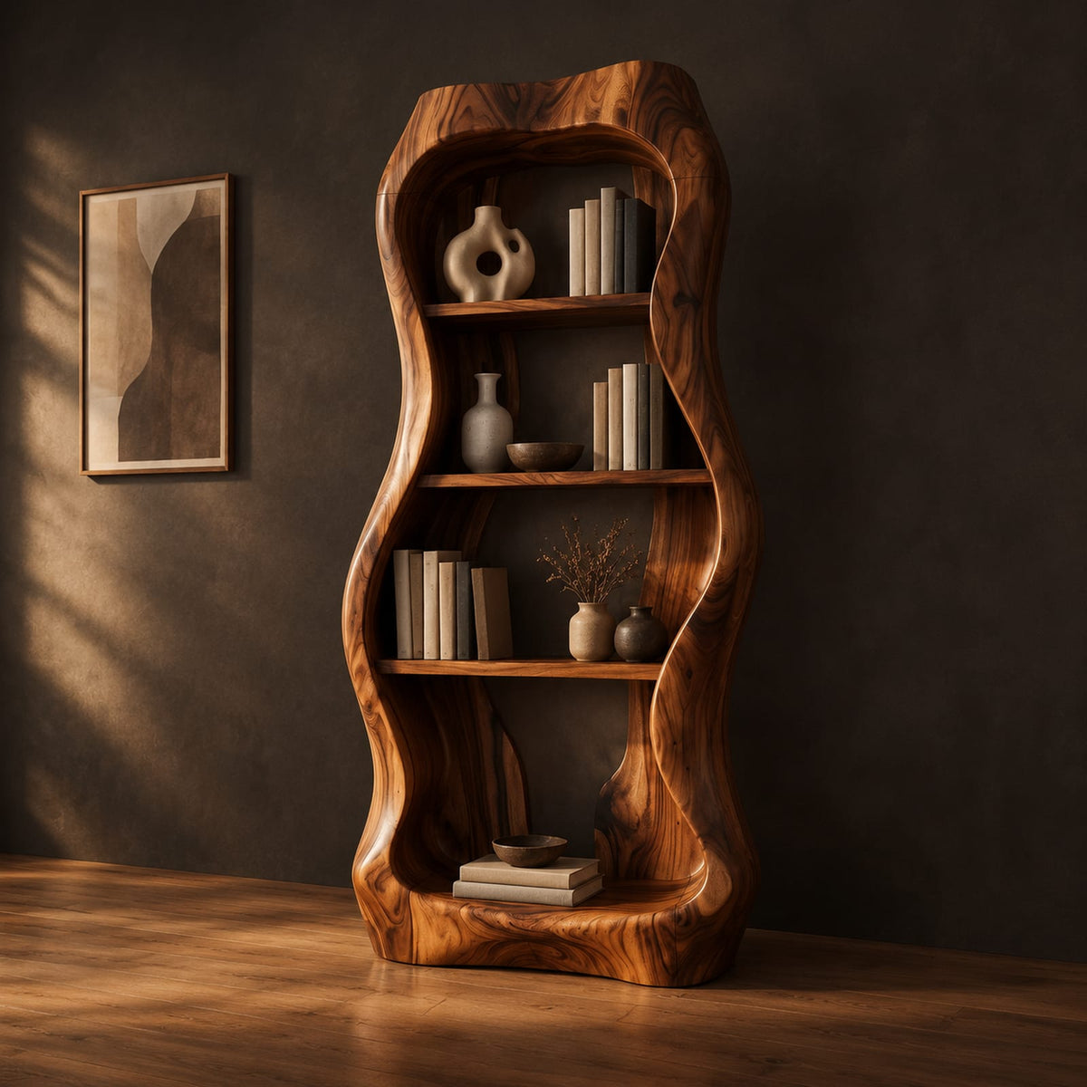 Natural wood grain detail