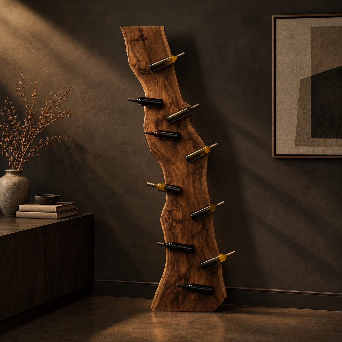 Natural wood grain detail
