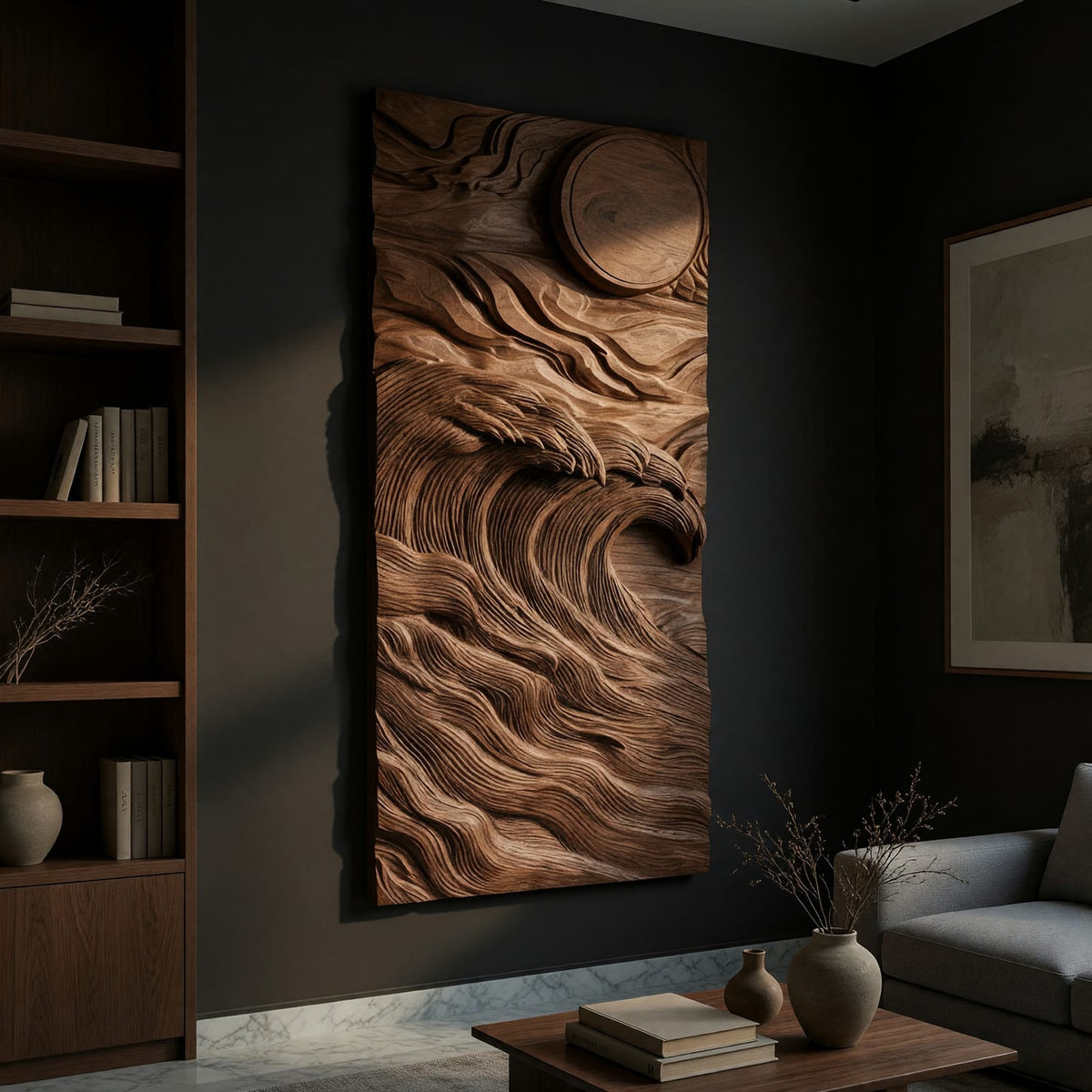 Natural wood grain detail