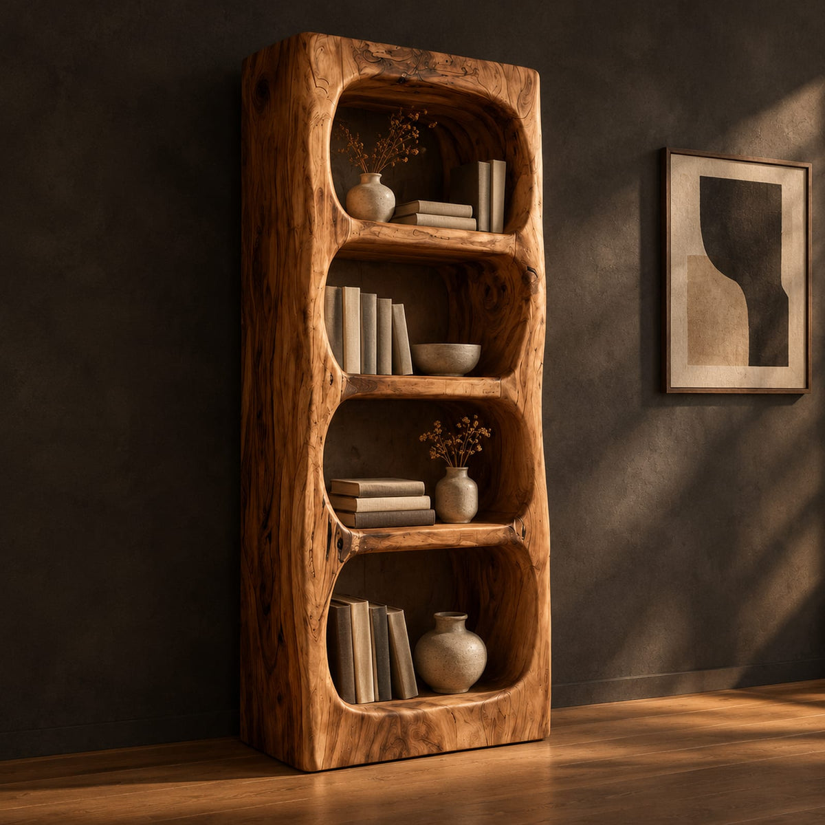 Natural wood grain detail