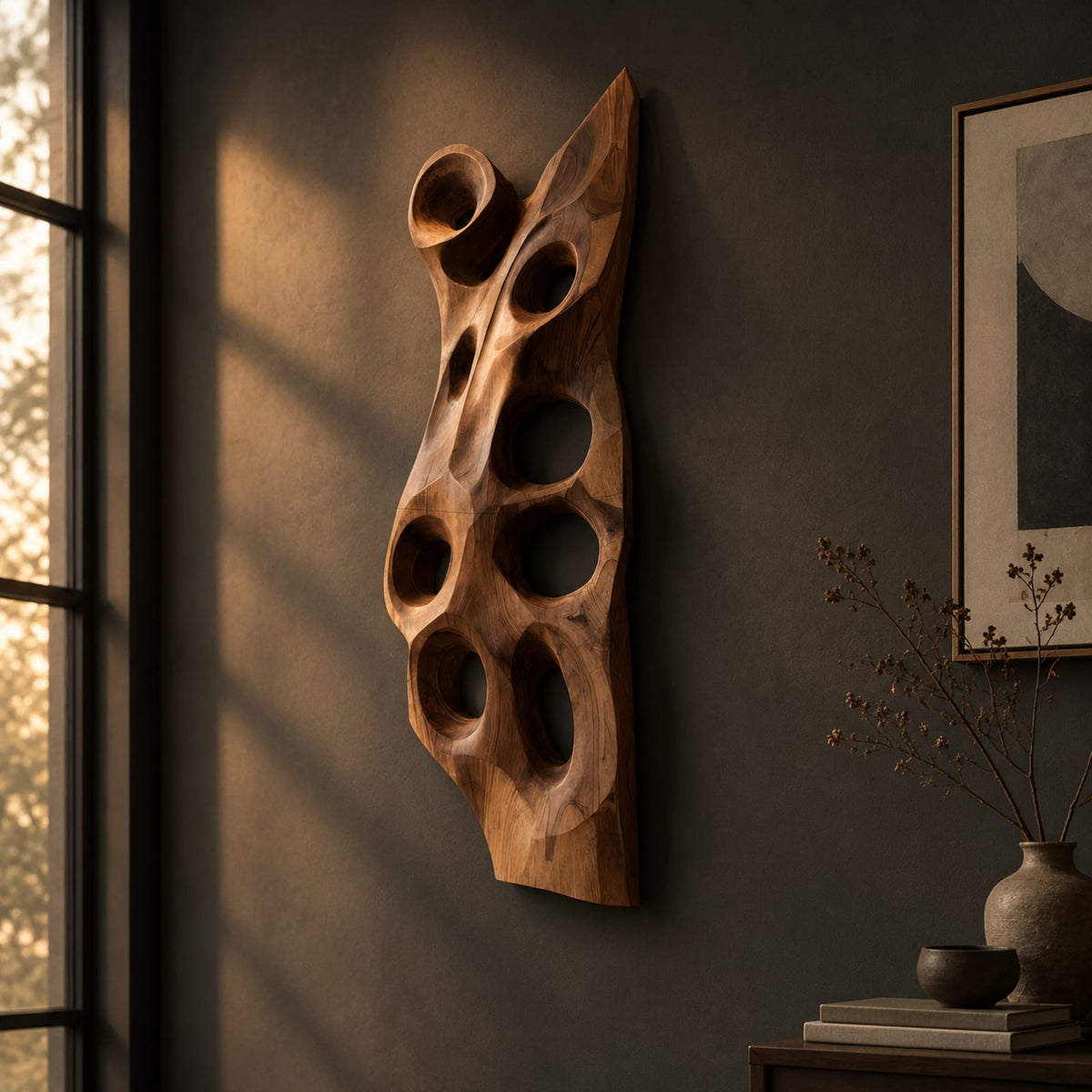Natural wood grain detail