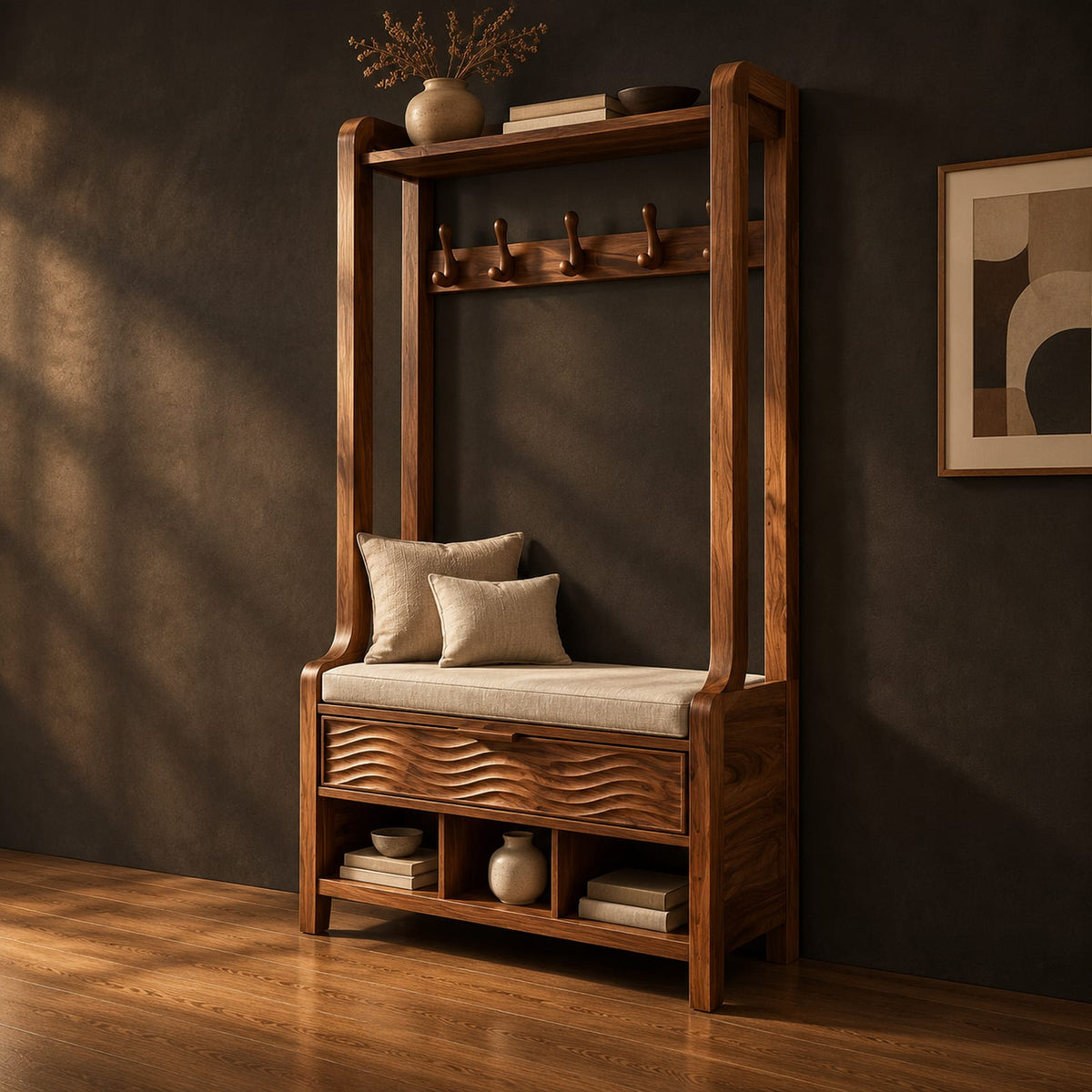 Natural wood grain detail