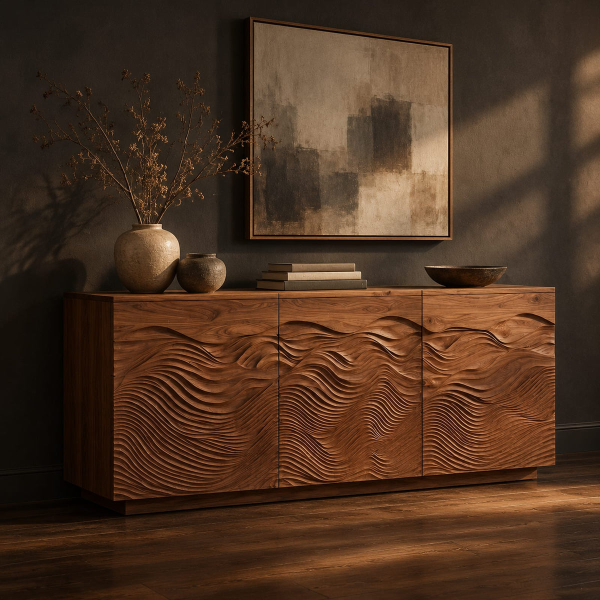 Natural wood grain detail