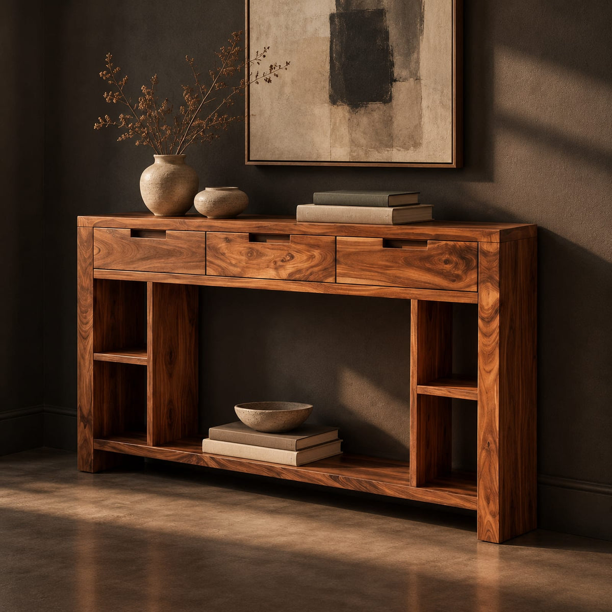 Natural wood grain detail