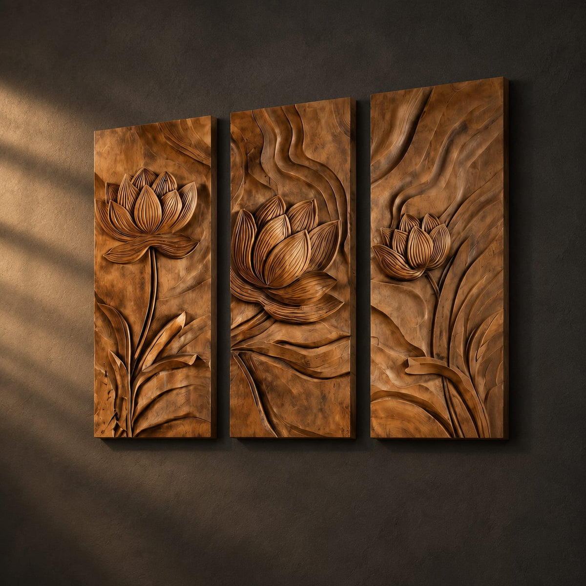 Natural wood grain detail