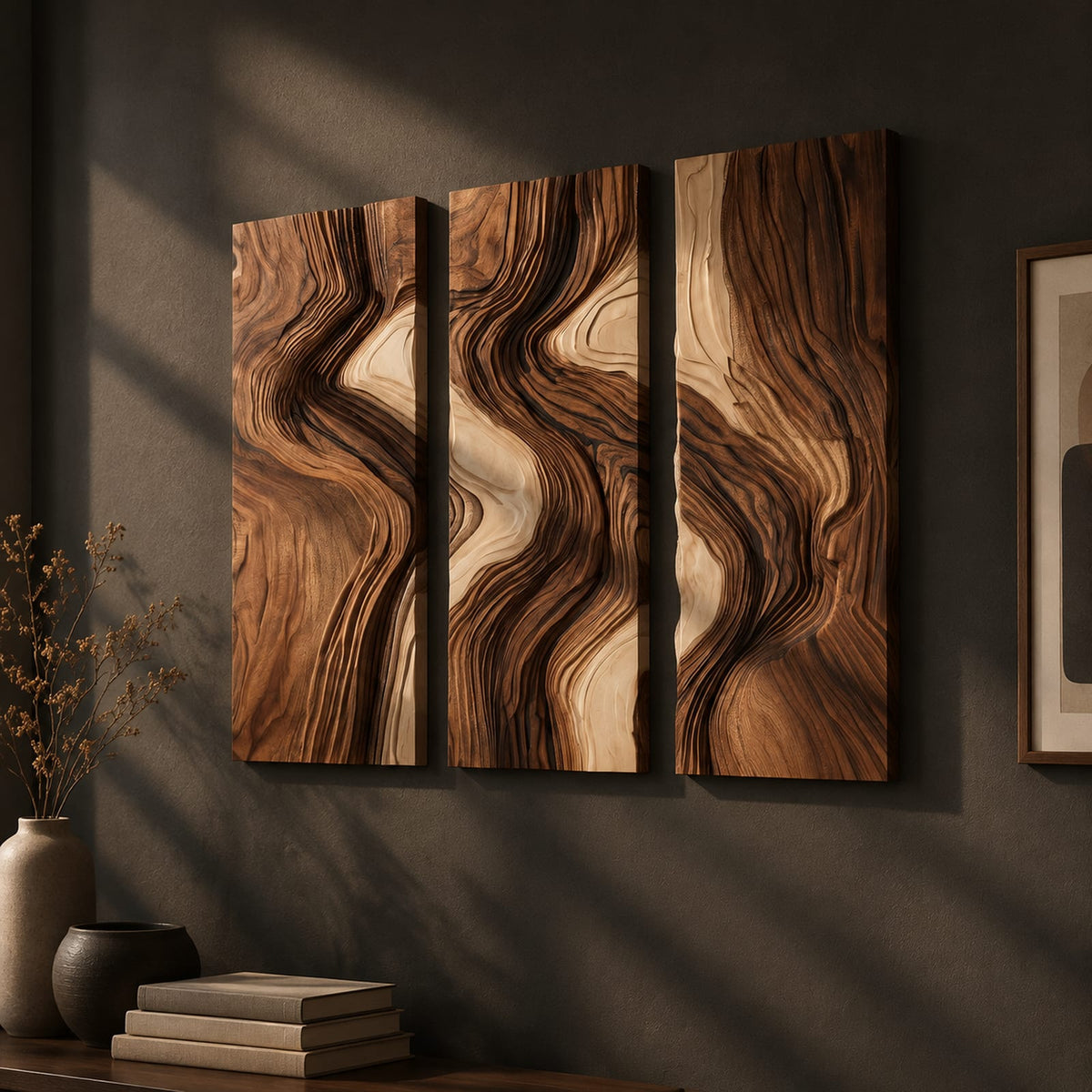 Natural wood grain detail