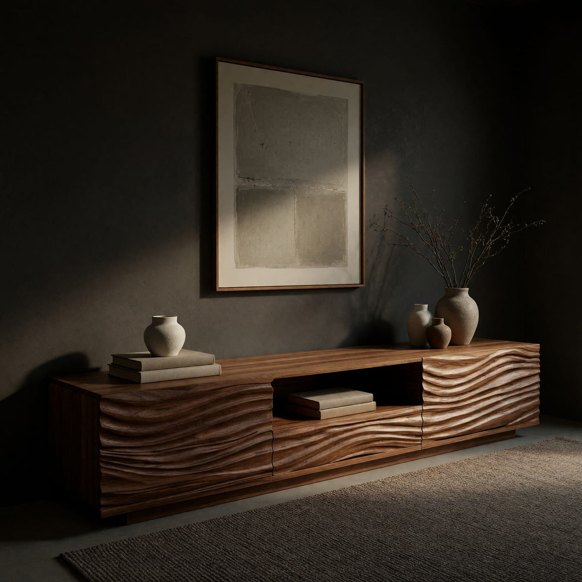 Natural wood grain detail