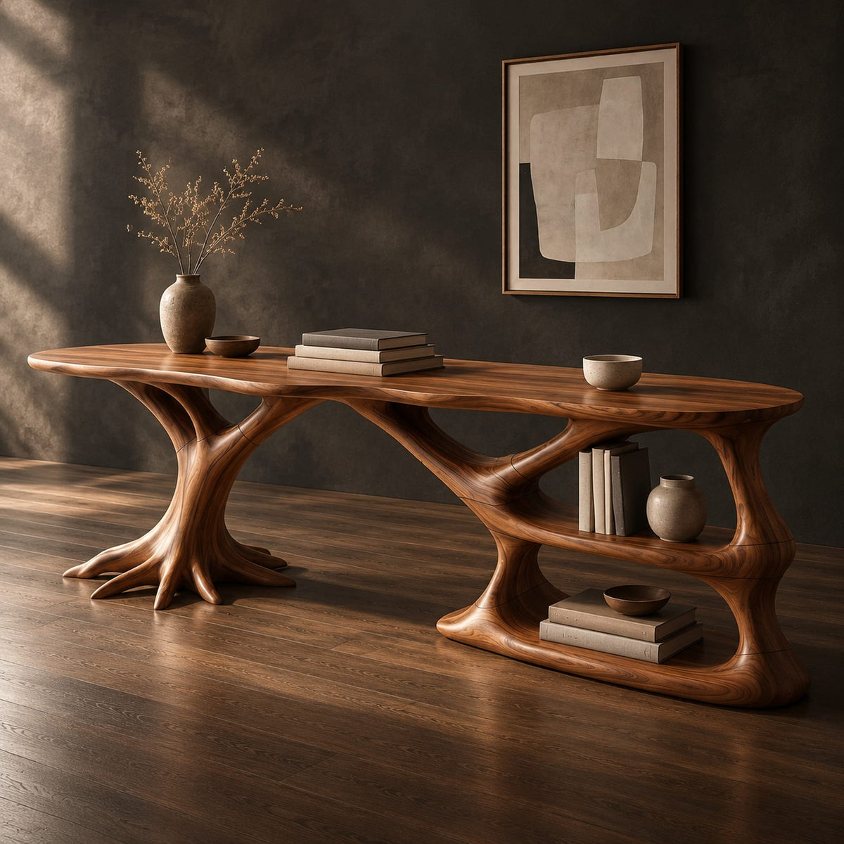 Natural wood grain detail