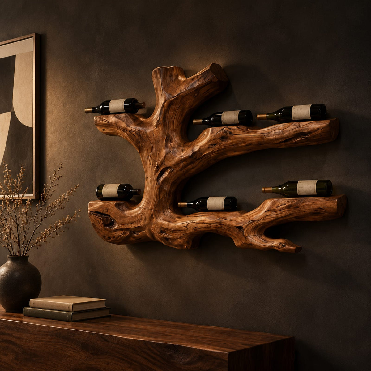 Natural wood grain detail