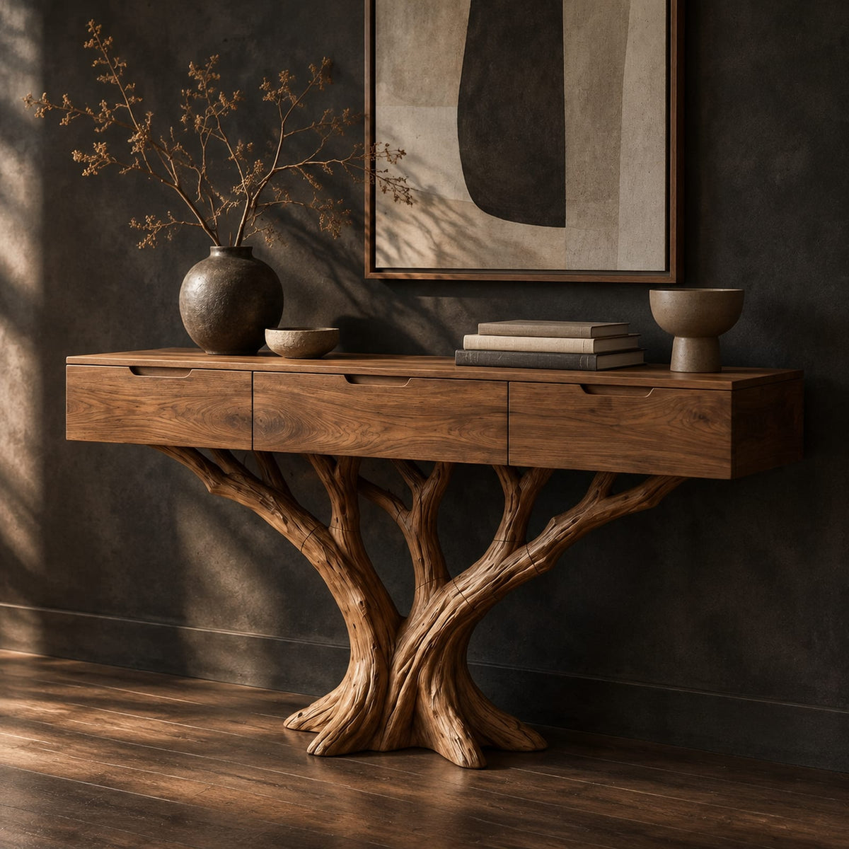 Natural wood grain detail