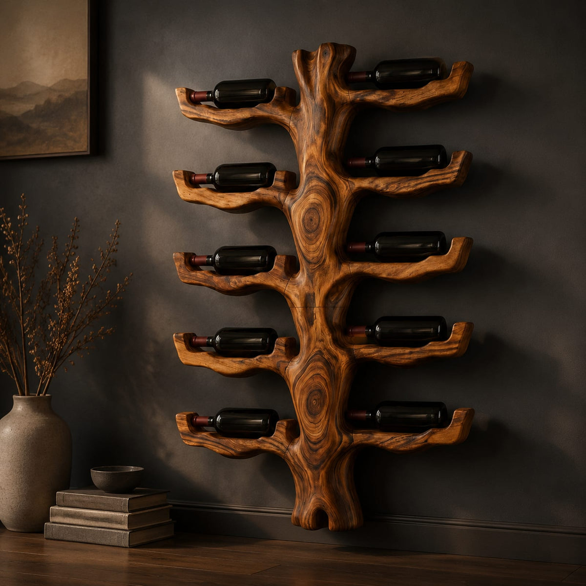 Natural wood grain detail
