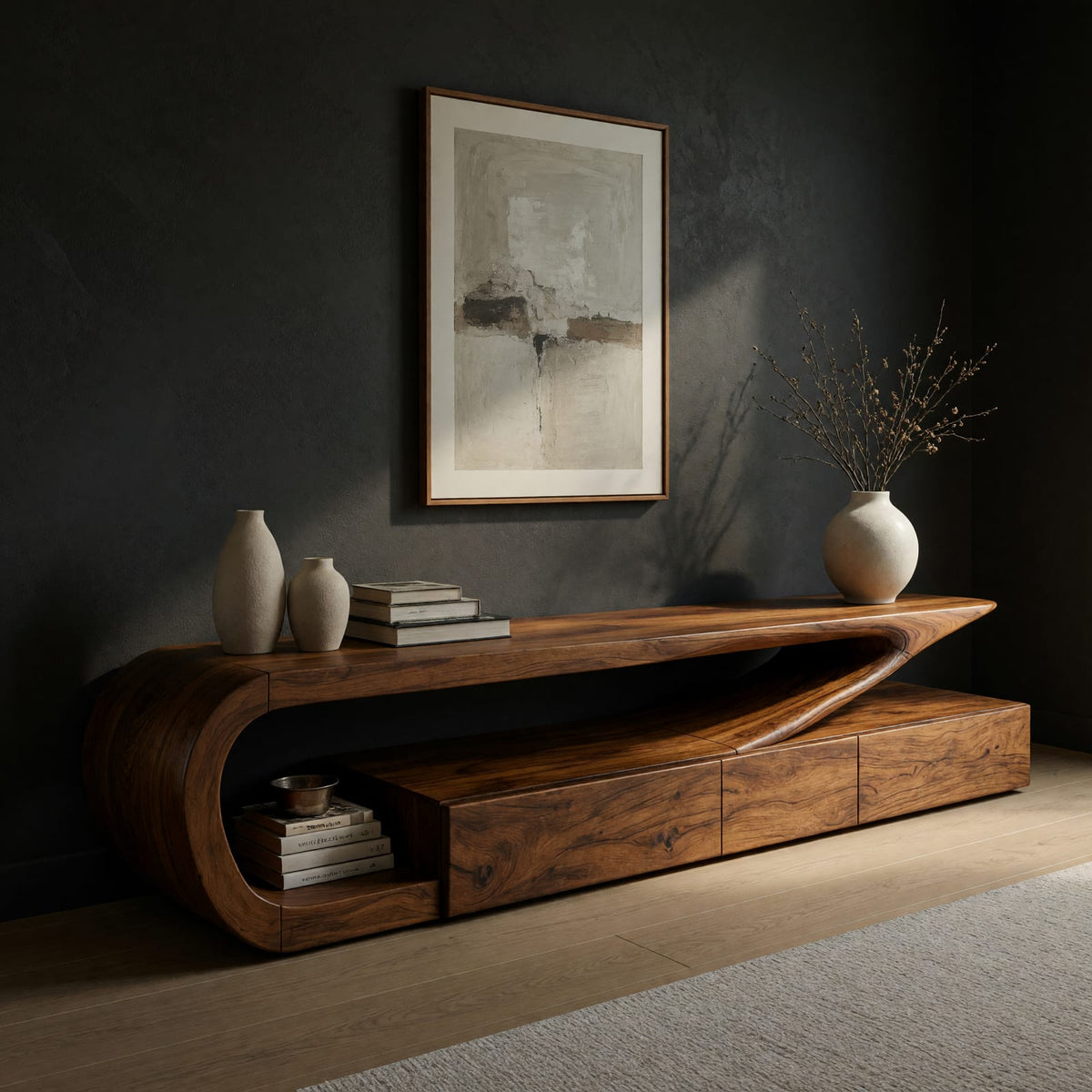 Natural wood grain detail