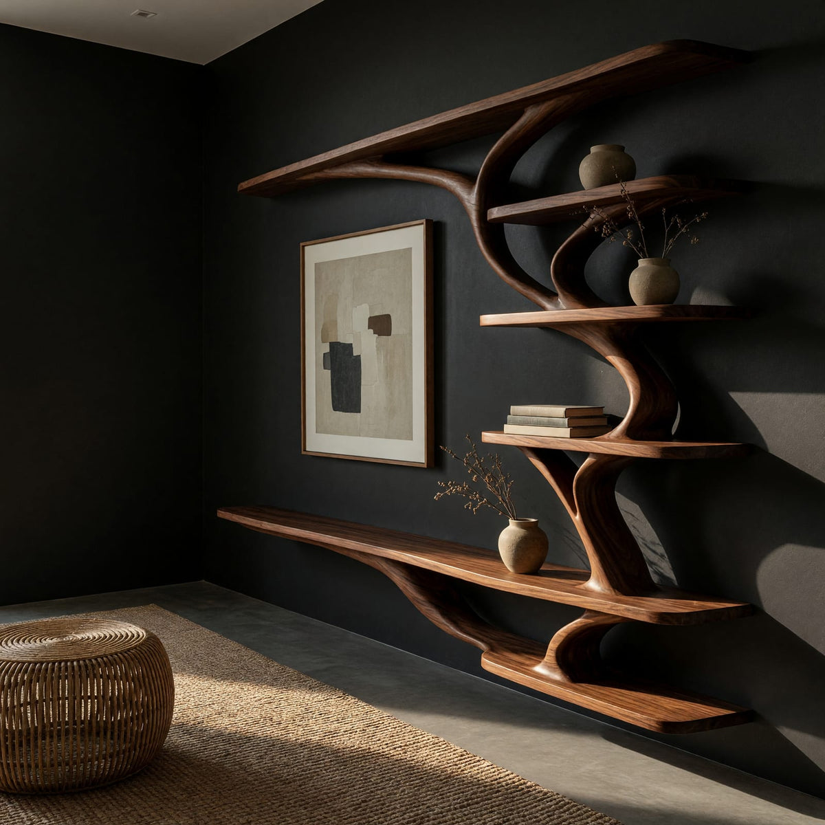 Natural wood grain detail