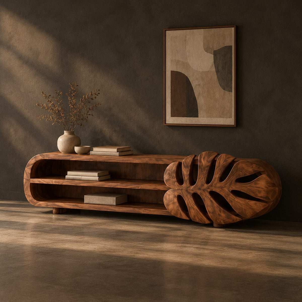 Natural wood grain detail