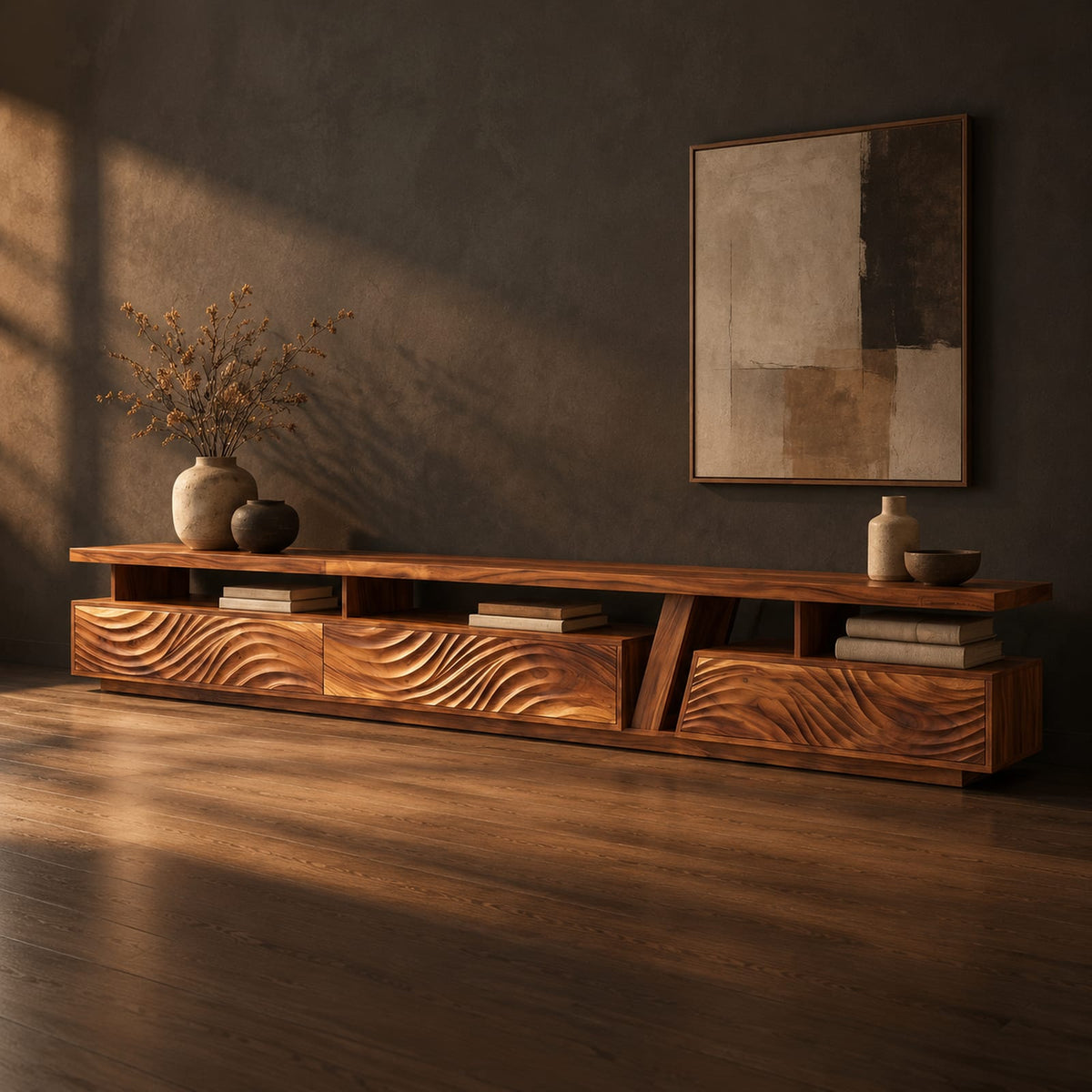 Natural wood grain detail