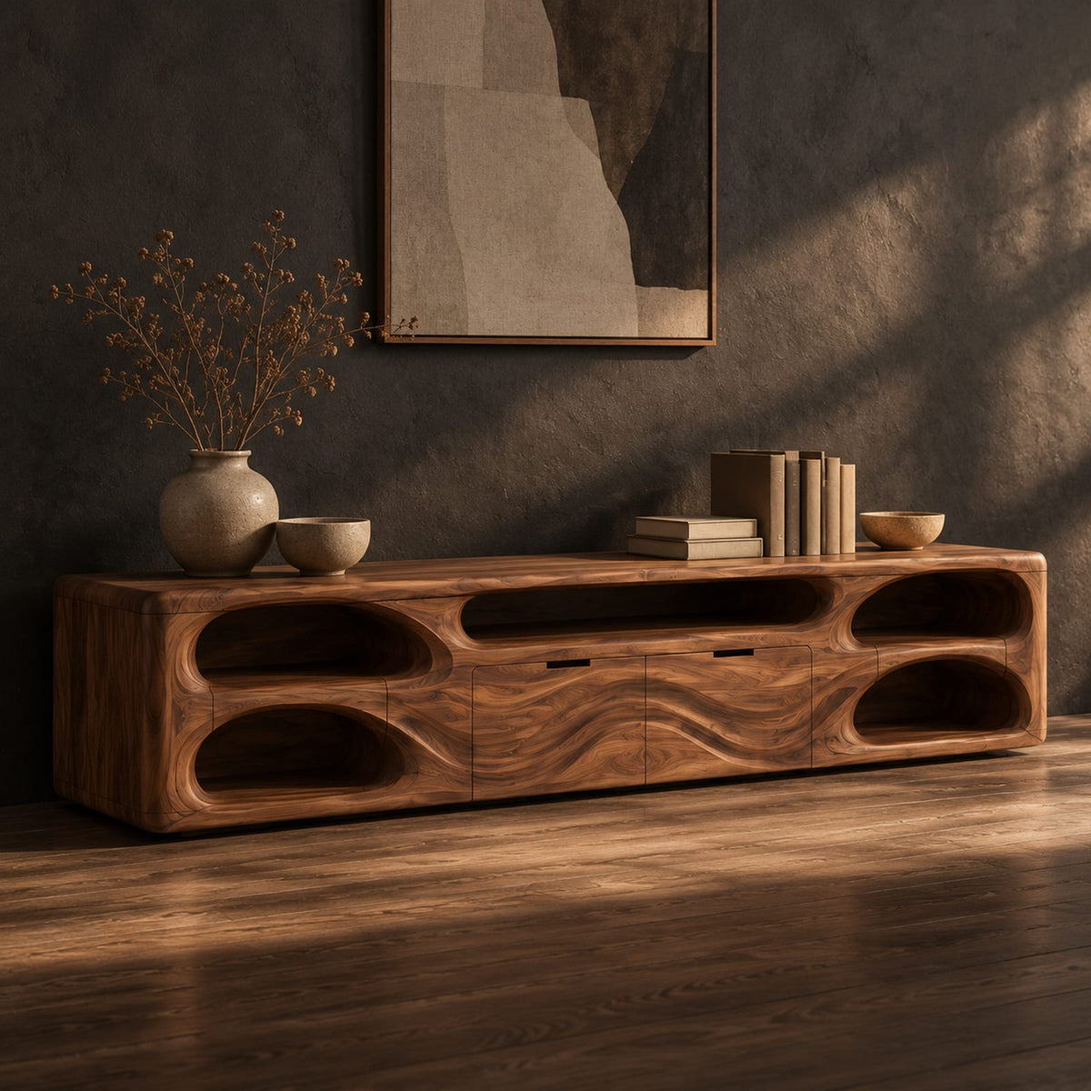 Natural wood grain detail