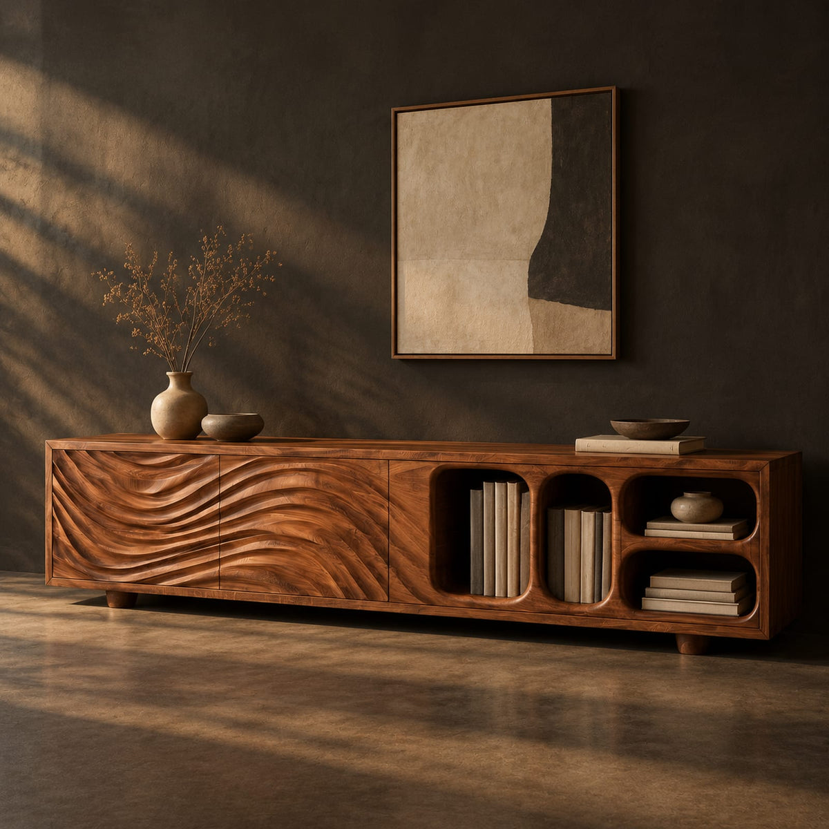 Natural wood grain detail