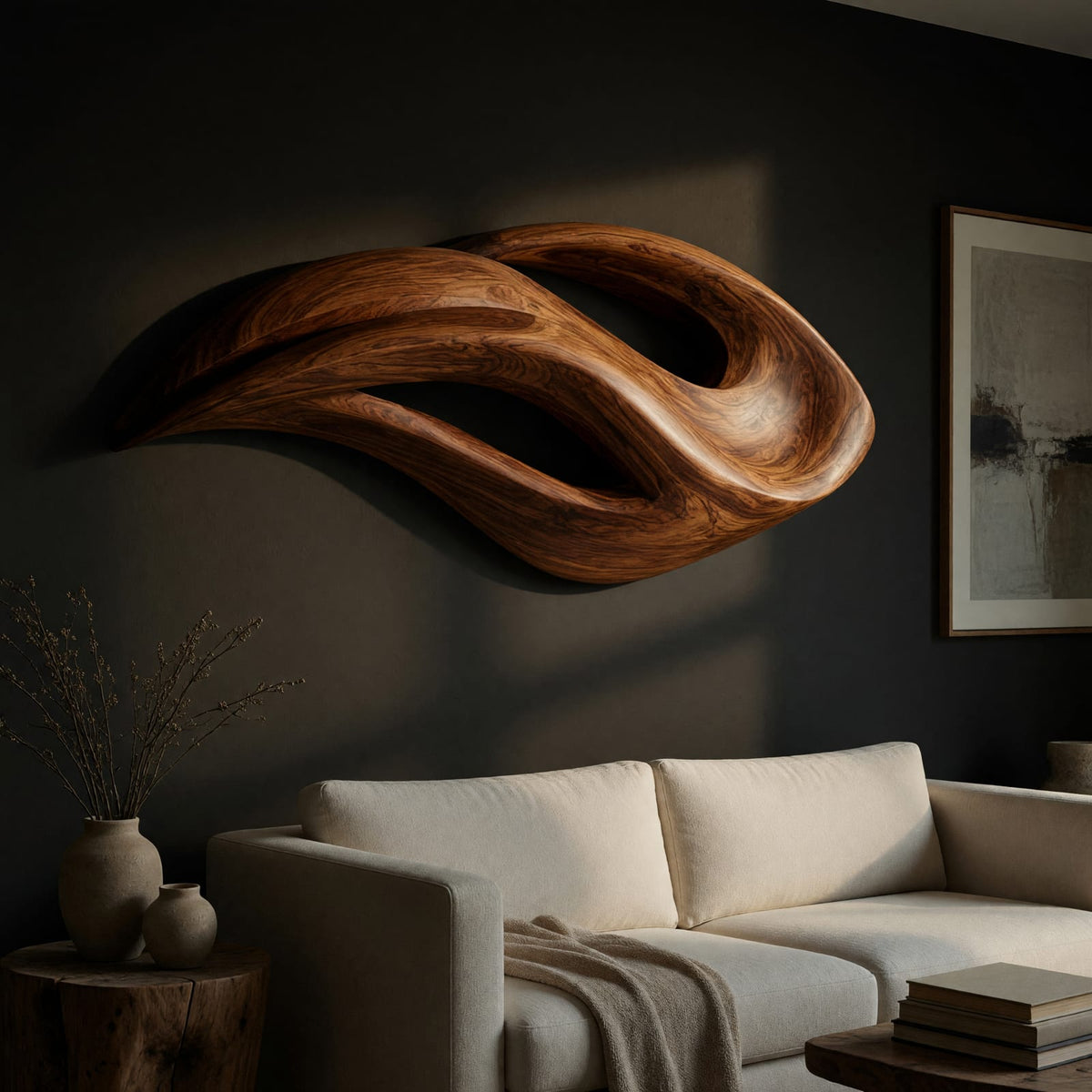 Natural wood grain detail